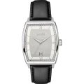 Dit Hugo Boss horloge heeft een kast gemaakt van Roestvrijstaal met een diameter van 39 mm en is voorzien van een leren band. In de kast bevindt zich een Seiko Instruments Inc. kwaliteitsuurwerk en is afgewerkt met Mineraalglas.

Het horloge is 3ATM. Dit betekent dat het horloge spatwaterdicht is.. Verder wordt het horloge geleverd met 2 jaar garantie.