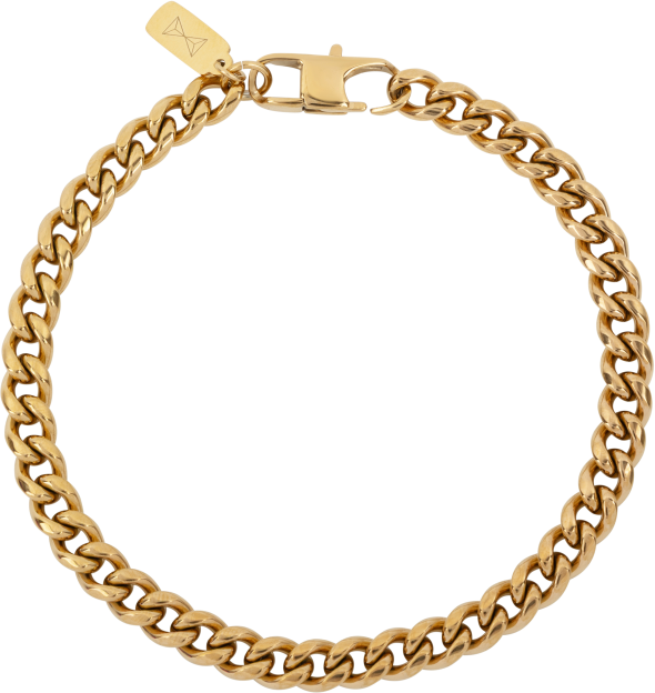 Gourmette Six - Dore (21,0cm)