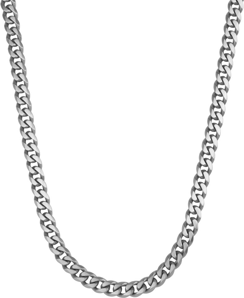 Aze stalen collier matte afwerking gourmette schakel
Necklace Gourmette Eight - Inox Matt 
Breedte: 8mm
Lengte: 50cm +10cm