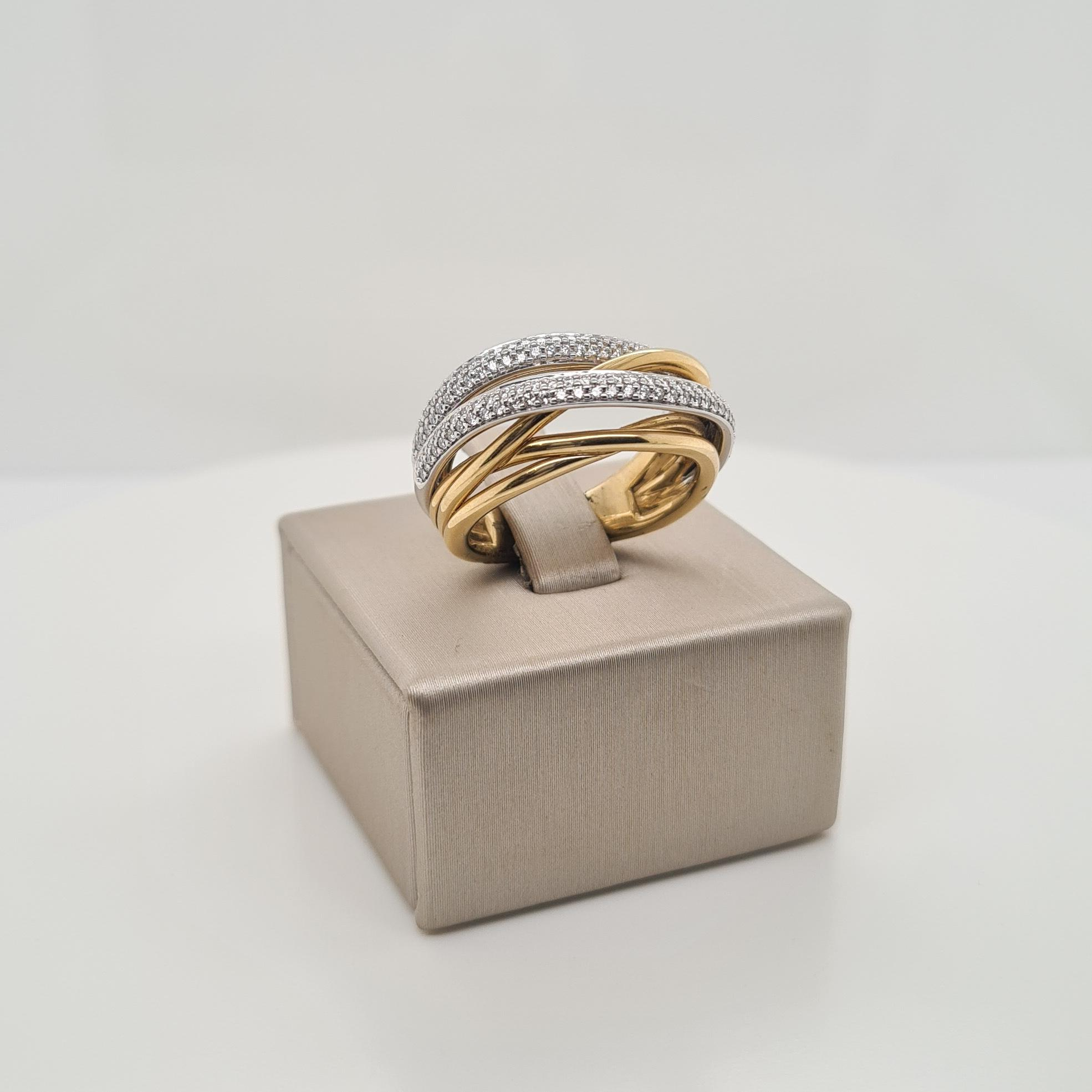 14krt gouden ring met diamant