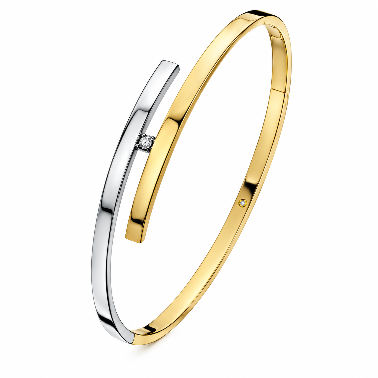 Fjory Armband Bicolor 0.05crt H/SI -61cm | 41-A376103
