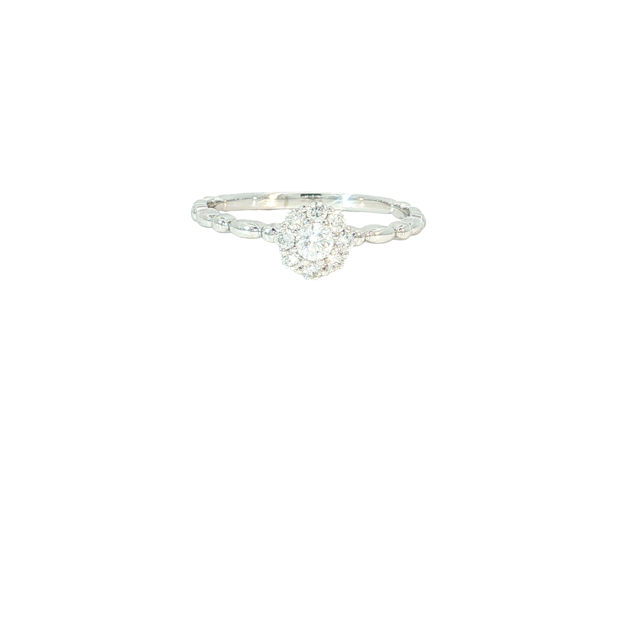 Ring in 18kt witgoud 0.27ct
