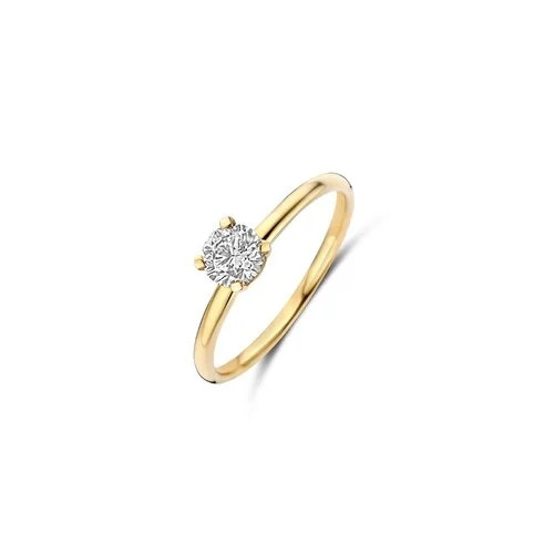 Blush Lab Diamonds Ring LG1075Y &ndash; Geelgoud (14k) met Lab grown Diamant 