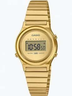 casio retro model goudkleurig digitaal 
