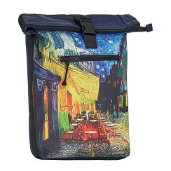 New Rebels Mart Arts &ndash; New York Cafe at Night Rolltop Backpack 16L
De New Rebels Mart Arts New York Cafe at Night Rolltop Backpack 16L is een stijlvolle en praktische rugzak met een unieke all-over print. Het opvallende design geeft de backpack een moderne uitstraling, terwijl het handige rolltop-model zorgt voor extra gebruiksgemak. Perfect voor dagelijks gebruik, werk, school of een dagje onderweg.
Met een inhoud van 16 liter biedt deze New Rebels rugzak voldoende ruimte voor je dagelijkse essentials. Dankzij het formaat van 30 x 12 x 43 cm combineert de backpack een ruime inhoud met een praktisch formaat.

De New York Cafe at Night is gemaakt van 100% PU (polyurethaan) en heeft een eigentijdse uitstraling. De karakteristieke all-over print maakt deze rugzak tot een echte blikvanger en zorgt ervoor dat je stijlvol voor de dag komt.

Productdetails
Merk: New Rebels
Model: Mart Arts &ndash; New York Cafe at Night
Type: Rolltop Backpack
Inhoud: 16 liter
Kleur: All over print
Kleurcode: 88
Materiaal: 100% PU
Afmetingen: 30 x 12 x 43 cm
Land van herkomst: China (CN)
Stijlvolle 16L rolltop rugzak
De New Rebels Mart Arts New York Cafe at Night is ideaal voor wie een praktische rugzak zoekt met een onderscheidend design. Het rolltop-model, de ruime inhoud van 16 liter en de opvallende print maken deze New Rebels backpack geschikt voor dagelijks gebruik en verschillende gelegenheden.