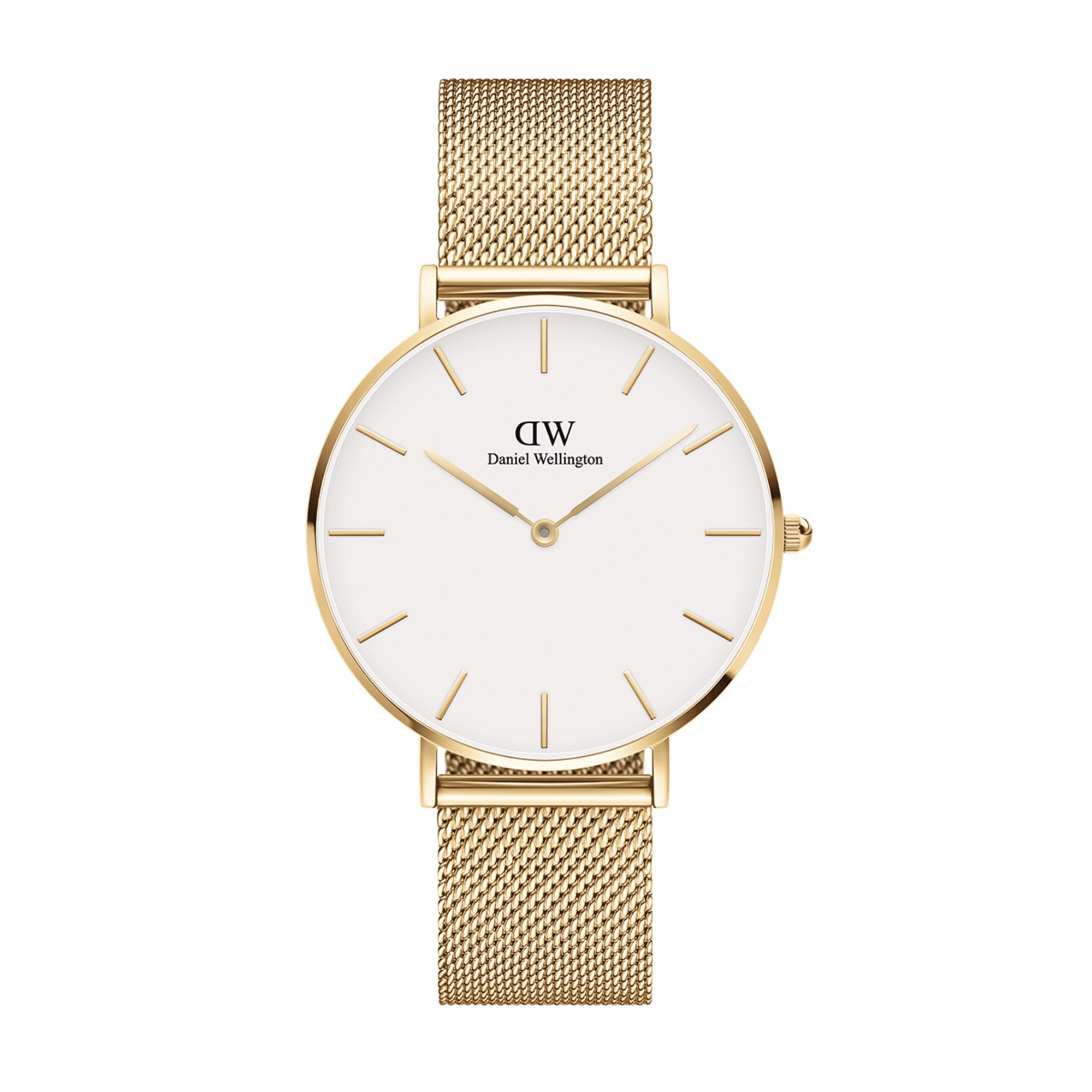 De Petite Evergold 28 is onze nieuwste toevoeging aan de Petite Collectie. Hij heeft een witte wijzerplaat en onze klassieke mesh band in een lichte goudkleur. Geef je look wat extra's met een delicaat kleuraccent dat prachtig past bij elke outfit.