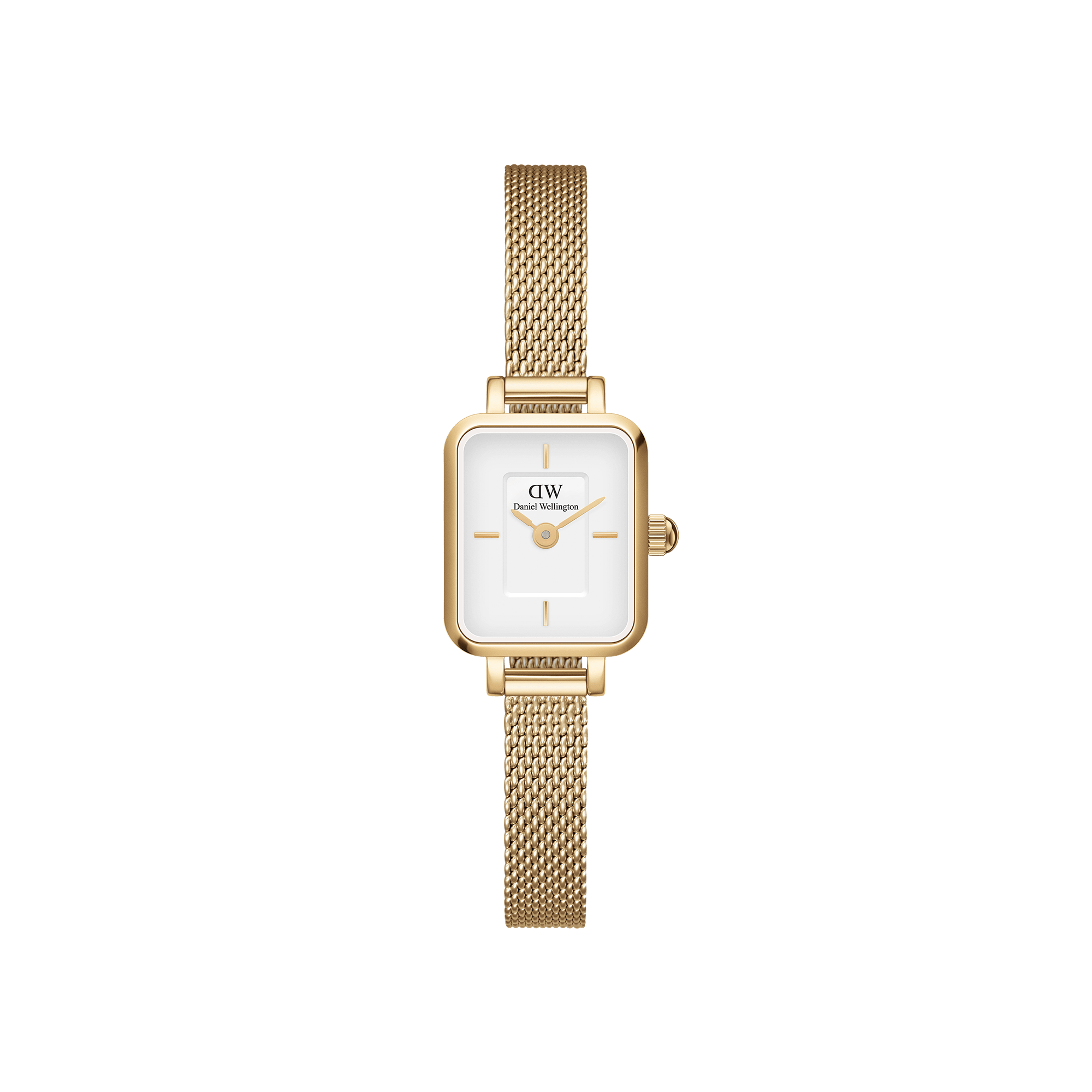 HORLOGE Daniel Wellington QUADRO MINI 15x18 EVERGOLD G Wit
