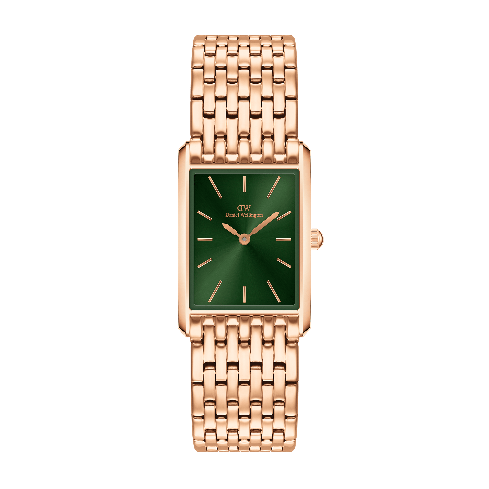 HORLOGE Daniel Wellington THE BOUND 32x22 9-link RG Smaragdgroen