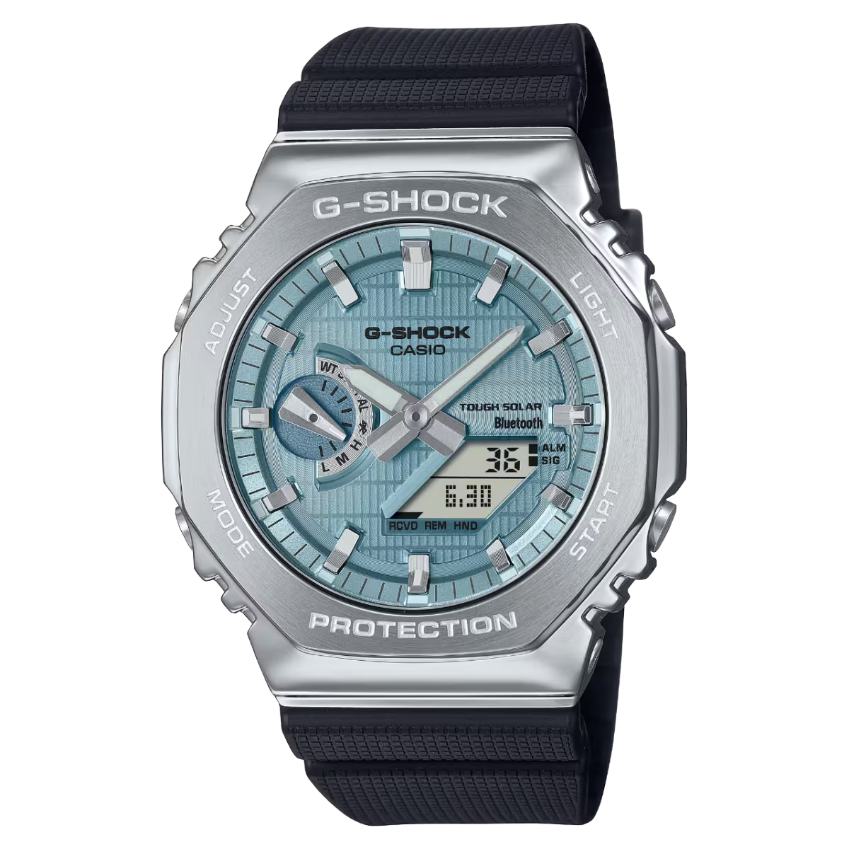De WRIST WATCH ANADIGI modelnummer GBM-2100A-1A2ER is een stijlvolle horloge met zowel analoge als digitale functies. Dit horloge combineert klassieke elegantie met moderne technologie. Draag het comfortabel om je pols voor dagelijks gebruik of speciale gelegenheden. Het is een veelzijdig accessoire dat zowel casual als formele outfits complimenteert. Perfect voor elke horlogeliefhebber.