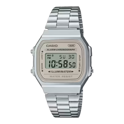 De WRIST WATCH DIGITAL, modelnummer A168WA-8AYES, bevat tal van handige functies zoals een ingebouwd alarm, kalender en achtergrondverlichting. Deze digitale horloge uit de categorie "WATCH" is ideaal voor dagelijks gebruik. Draag het comfortabel om je pols voor een stijlvolle en functionele look. Perfect voor zowel casual als formele gelegenheden.