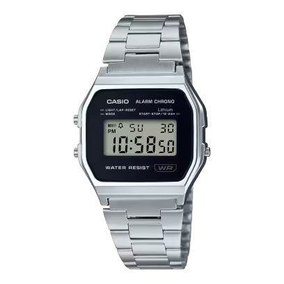 De WRIST WATCH DIGITAL, modelnummer A158WEA-1EF, heeft een strak ontwerp met een digitaal display, LED-licht, alarmfunctie en stopwatch. Het is ideaal voor dagelijks gebruik en sportieve activiteiten. Draag het comfortabel om je pols en geniet van zowel functionaliteit als stijl. Perfect voor mensen die een betrouwbare en stijlvolle horloge-ervaring willen.