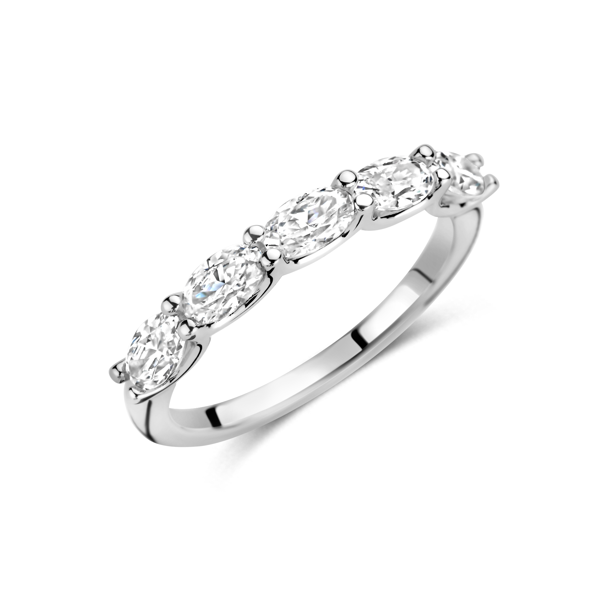 Zilveren ring van merk silver rose met zirconium