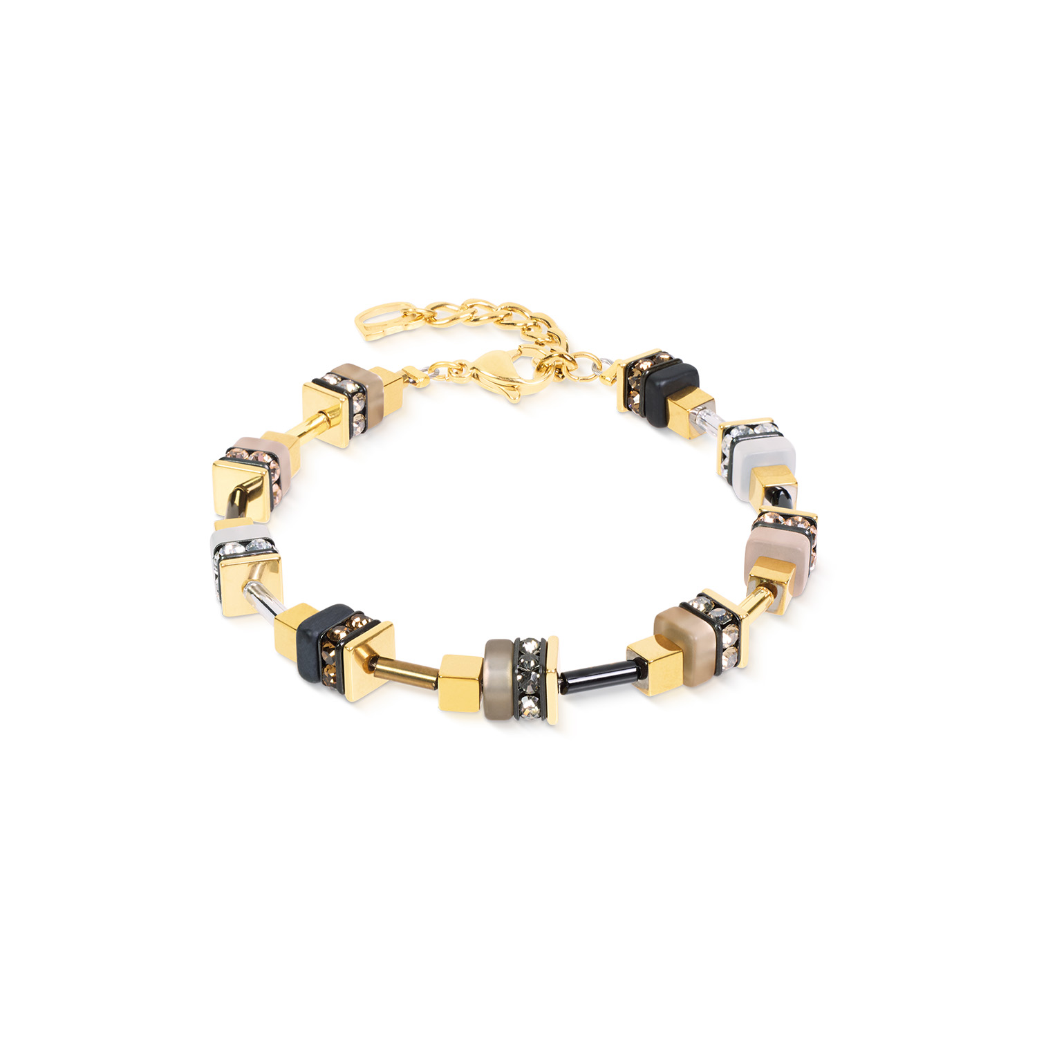 Dit COEUR DE LION damesarmband (modelnummer 4413-30-1523) Multicolour Nature is een elegante toevoeging aan uw sieradencollectie. Gemaakt van roestvrij staal in een goudkleurig ontwerp, met een lengte van 190 mm. Draag het solo voor een subtiele look of combineer het met andere gouden sieraden voor een statement. Perfect voor elke gelegenheid!