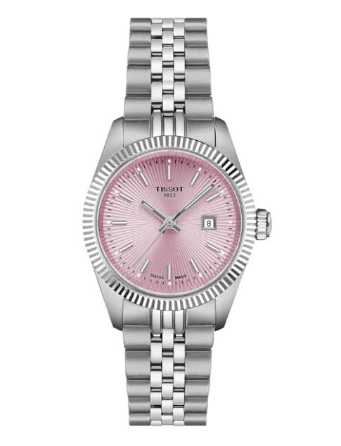 De Tissot Ballade T1560101133100 combineert elegantie en functionaliteit. Dit dameshorloge heeft een roestvrijstalen kast en band, een roze wijzerplaat met streepjesindex, saffierglas en Zwitserse quartz-beweging. Inclusief datumfunctie en is gemaakt van hypoallergeen materiaal, perfect voor dagelijks gebruik. Draag het met zowel formele als casual outfits voor een verfijnde uitstraling. 
