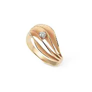 CAMMILLI Ring Velaa Star Oro Orange Apricot met 0.08ct dia.