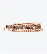 BRON Reflex armband Maansteen, Iepidoliet met 18 krt rose goud