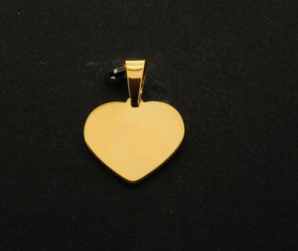 Der Anh&auml;nger Gravurplatte Herz Gold 333, Modellnummer 6456280199, ist ein stilvoller Schmuck aus hochwertigem 333er Gold. Dieser Anh&auml;nger eignet sich ideal zur individuellen Gravur, um eine pers&ouml;nliche Botschaft zu tragen. Am besten zur Geltung kommt er an einer feinen Goldkette, entweder als Einzelst&uuml;ck oder in Kombination mit anderen Anh&auml;ngern, um das Dekollet&eacute; zu betonen.
