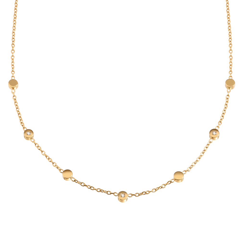 Die Kette Titan vergoldet mit 3 Brillanten, Modellnummer 08075-04, ist ein exklusives Schmuckst&uuml;ck aus Titan, vergoldet und verziert mit drei funkelnden Brillanten. Diese stilvolle Halskette kann ideal kombiniert werden mit formeller Abendgarderobe oder als t&auml;gliches Highlight getragen werden. Perfekt f&uuml;r besondere Anl&auml;sse oder als elegantes Alltagsaccessoire.