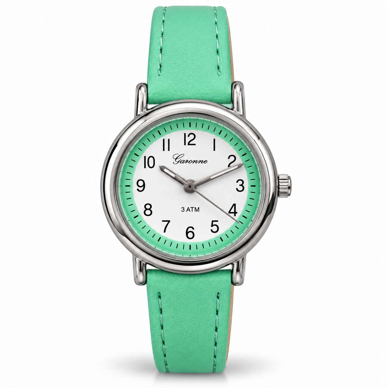 Garonne Kids mintgroen kinderhorloge 27 mm | KV31Q467