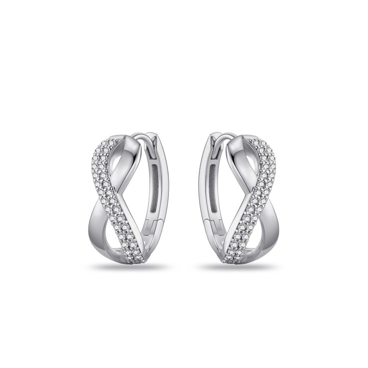 Gisser cross over zirconia oorringen