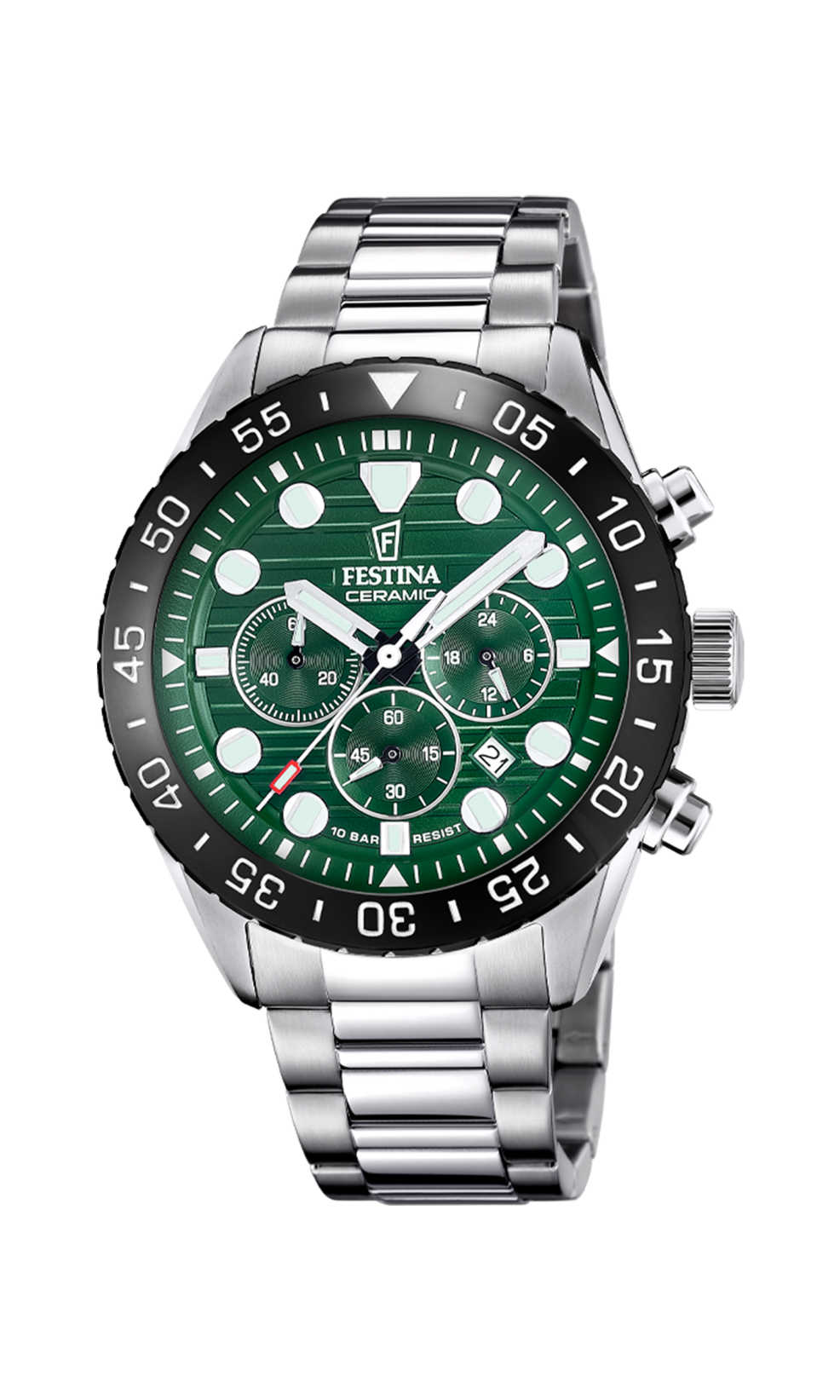 Festina horloge ceramic, 10ATM met extra band