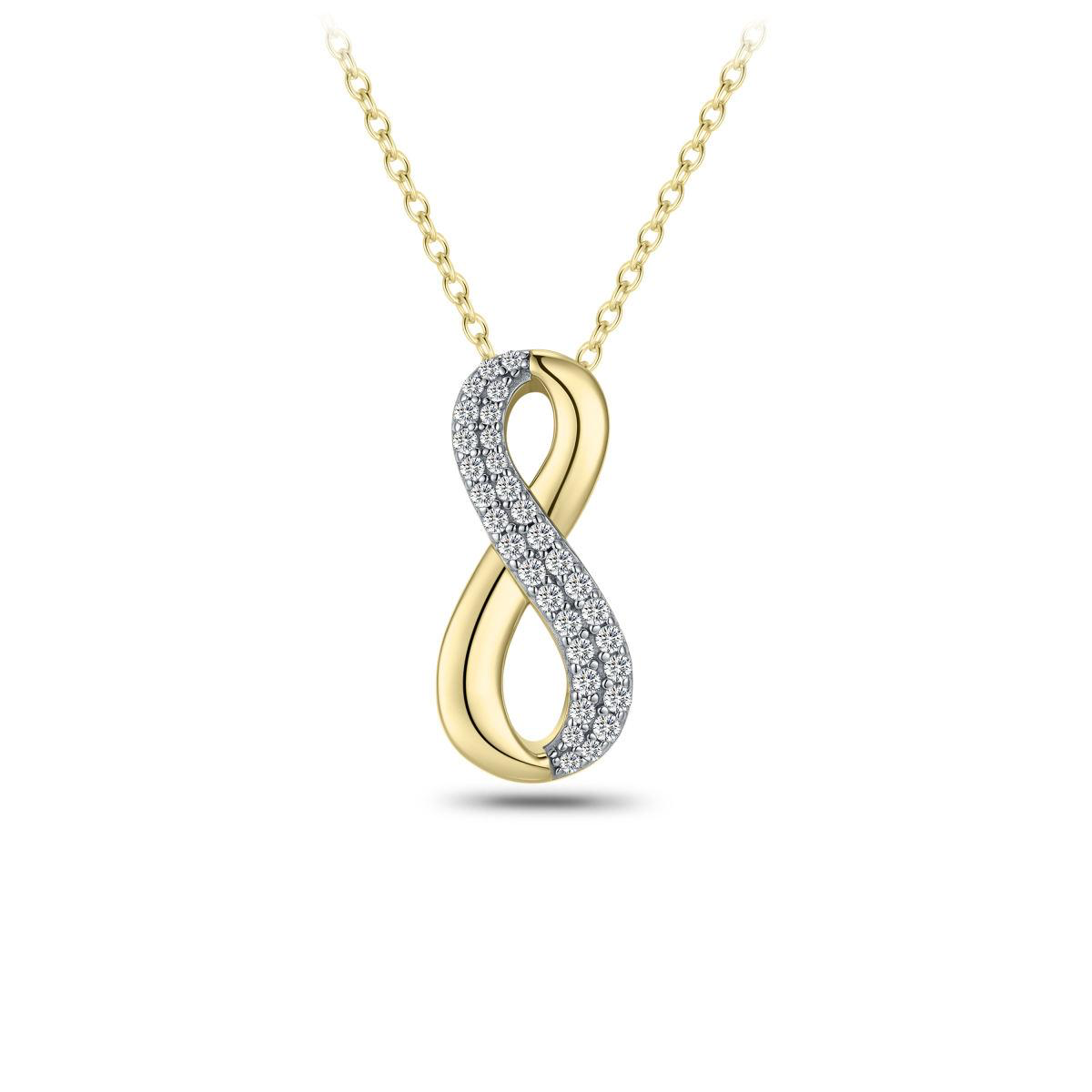 Gisser Collier infinity met zirkonia