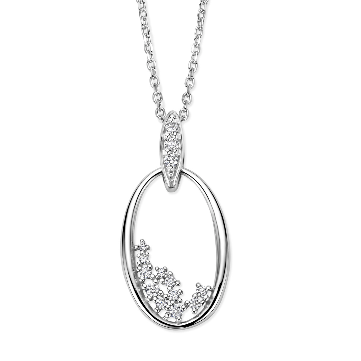 Naiomy Zilveren Halsketting N6R61 is een verfijnd sieraad dat is gemaakt van 925 sterling zilver. Met een lengte van 450 mm valt deze ketting elegant rond de hals. Perfect te combineren met zowel casual als formele outfits voor een tijdloze en chique look.
