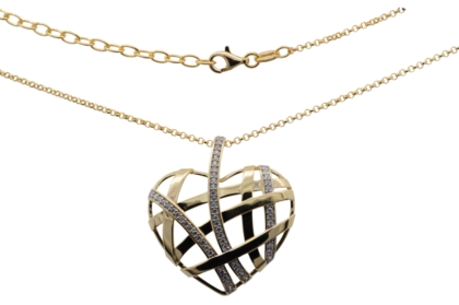 Die Kette mit Anh&auml;nger Silber GP Herz Zirkonia, Modellnummer 762750119, ist ein elegantes Schmuckst&uuml;ck mit herzf&ouml;rmigem Zirkonia-Anh&auml;nger. Als Halskette (JEWEL_TYPE: NECKLACE) passt sie ideal zu festlichen Anl&auml;ssen oder als Highlight im Alltag. Tragen Sie sie solo oder in Kombination mit anderen Silberketten f&uuml;r einen stilvollen Look.

