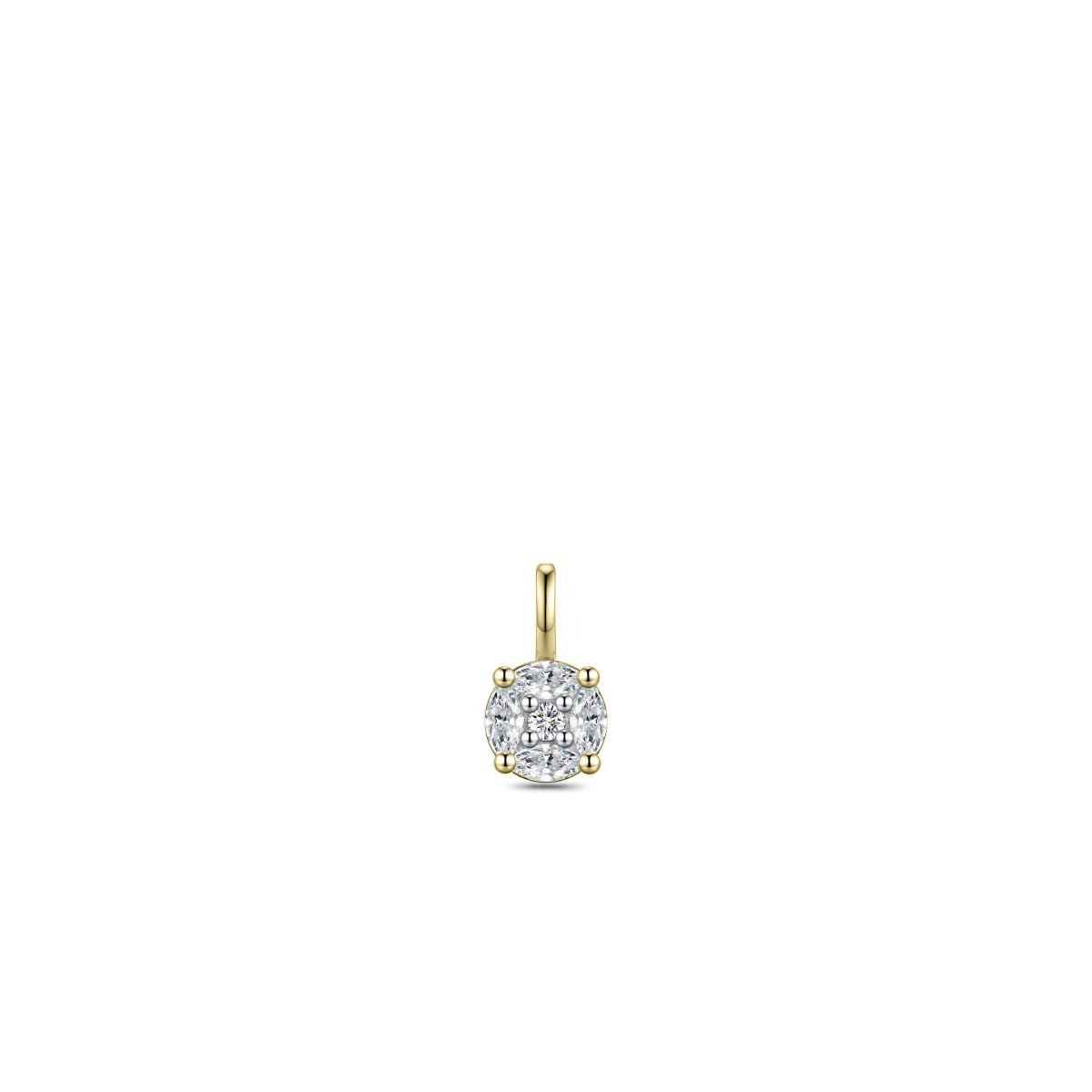 Gisser 9krt Hanger Lab diamand