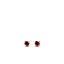 Oorbellen verguld 925 zilver gisser jewels met blauwe zirconiums