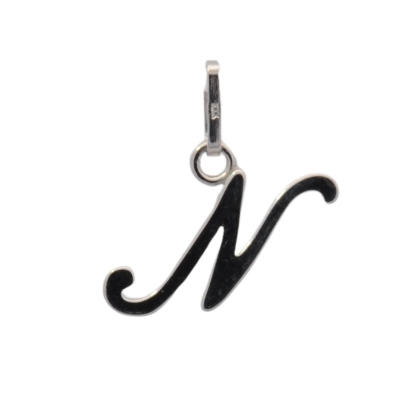 Entdecken Sie den Buchstabe Silber "N" Anh&auml;nger, Modellnummer 7640380019. Dieser edle Anh&auml;nger aus 925 Sterlingsilber beeindruckt mit einem Gesamtgewicht von 0,46g und einer Detailverarbeitung von 0,4255g. Perfekt zum Tragen an einer feinen Silberkette, um jedem Outfit eine pers&ouml;nliche Note zu verleihen. Ideal f&uuml;r den t&auml;glichen Gebrauch oder besondere Anl&auml;sse.
