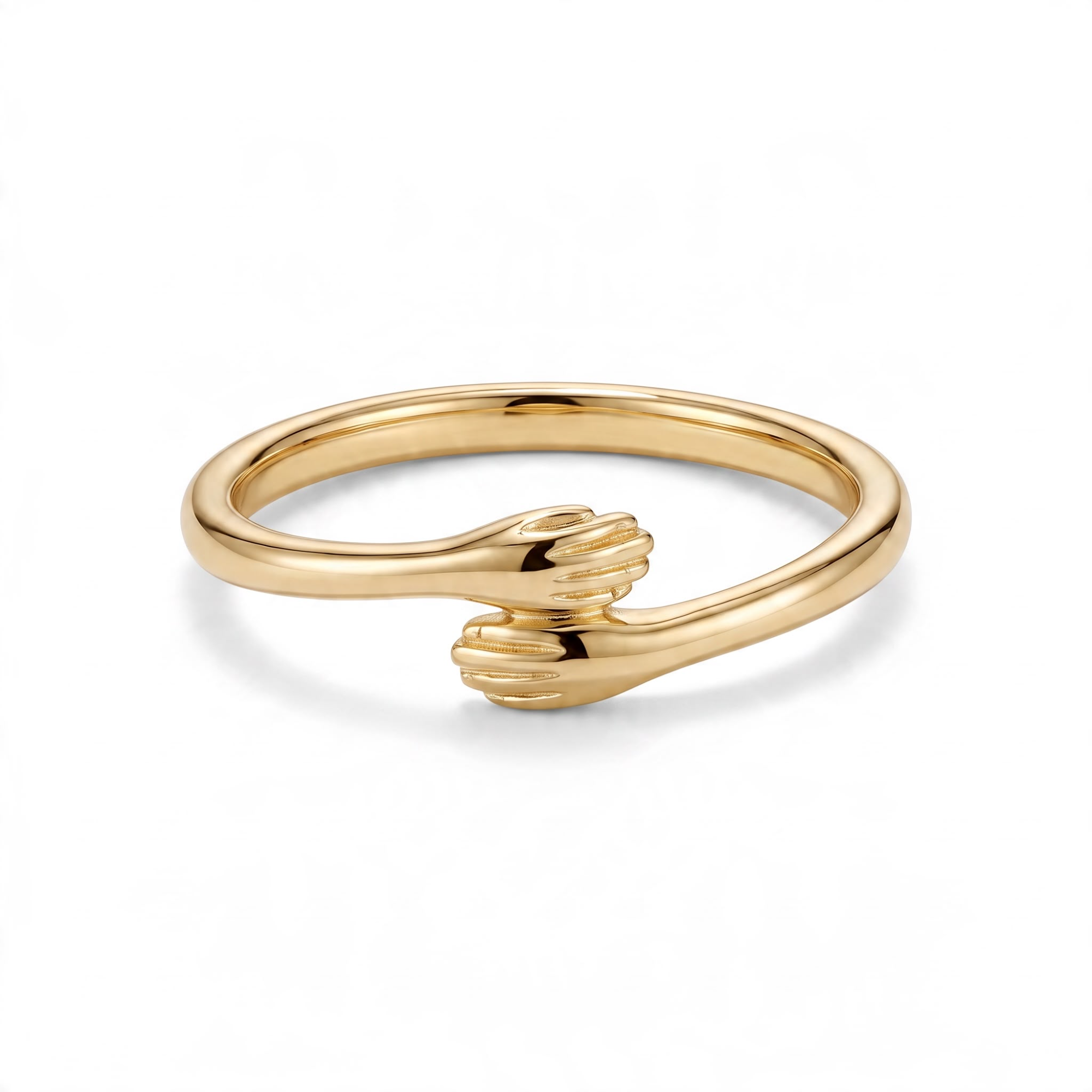 14 karaats geelgouden ring