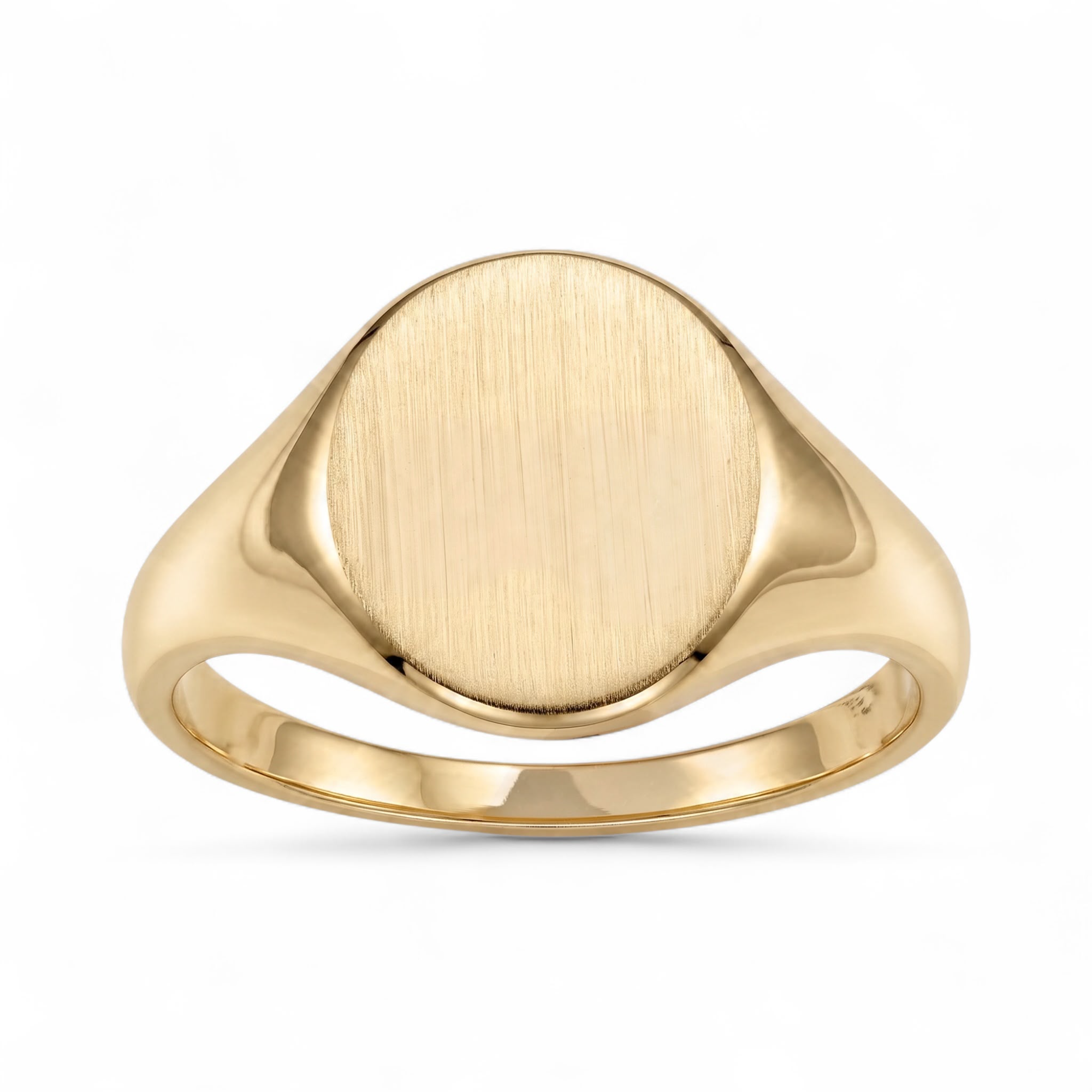 14 karaats geelgouden ring