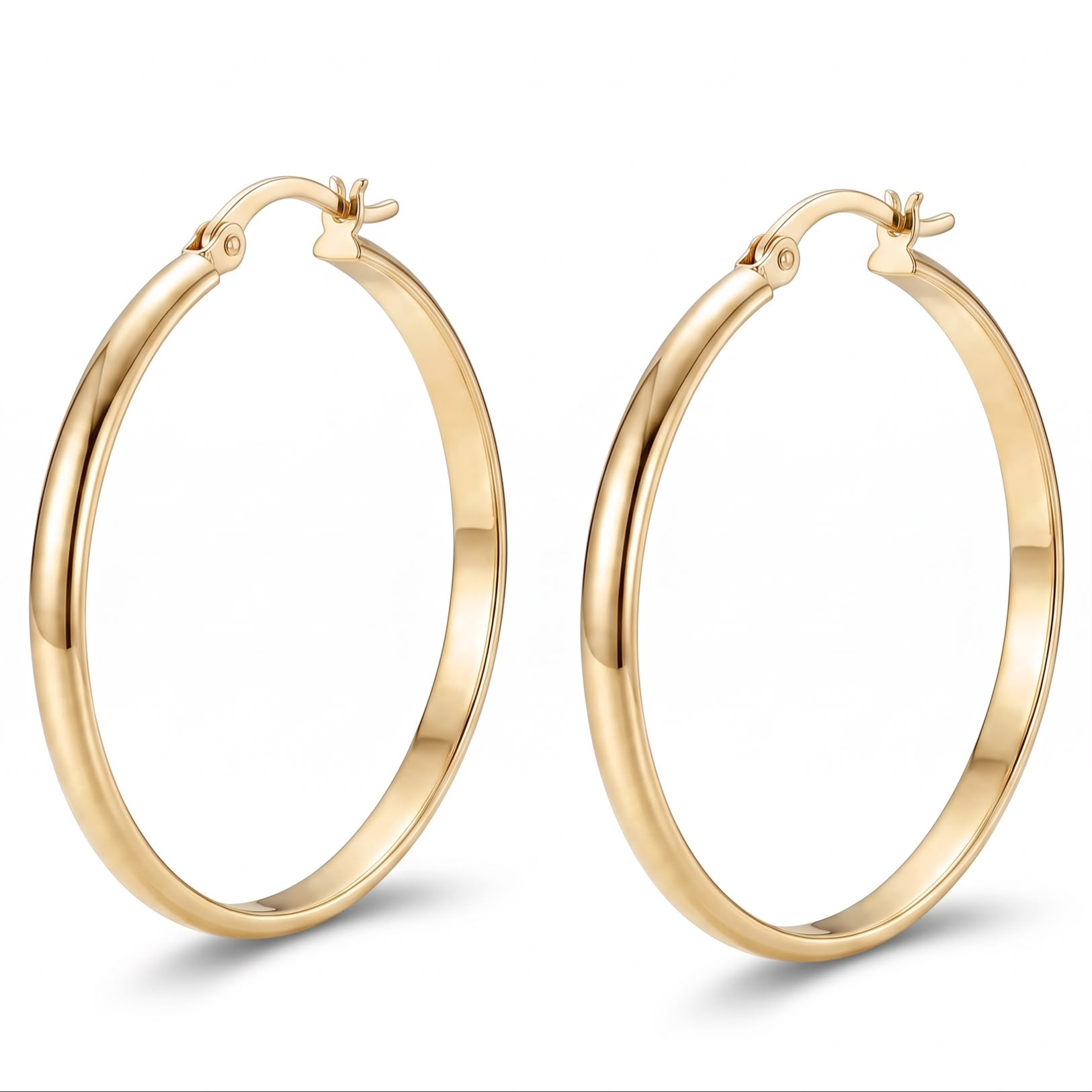 14 karaats geelgouden oorhangers