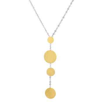 Die Halskette Edelstahl Bicolor K864.50 besticht durch ihr elegantes Design aus geb&uuml;rstetem und poliertem Edelstahl. Als zweifarbige (Bicolor) Kette eignet sie sich hervorragend f&uuml;r verschiedene Anl&auml;sse, sowohl formell als auch l&auml;ssig. Tragen Sie sie alleine als Statement oder kombinieren Sie sie mit anderen Schmuckst&uuml;cken f&uuml;r einen stilvollen Look. Ideal f&uuml;r jeden Anlass!