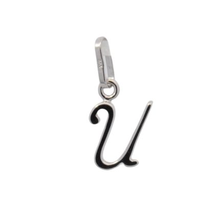 Der Buchstabe Silber "U" Anh&auml;nger, Modellnummer 7640450019, besticht durch sein elegantes Design aus hochwertigem 925er Sterlingsilber mit einem Gewicht von 0,46 g. Als edles Accessoire, geeignet f&uuml;r jede Halskette, verleiht er jedem Outfit eine pers&ouml;nliche Note. Perfekt f&uuml;r den t&auml;glichen Gebrauch oder besondere Anl&auml;sse, um Ihren Stil zu unterstreichen.