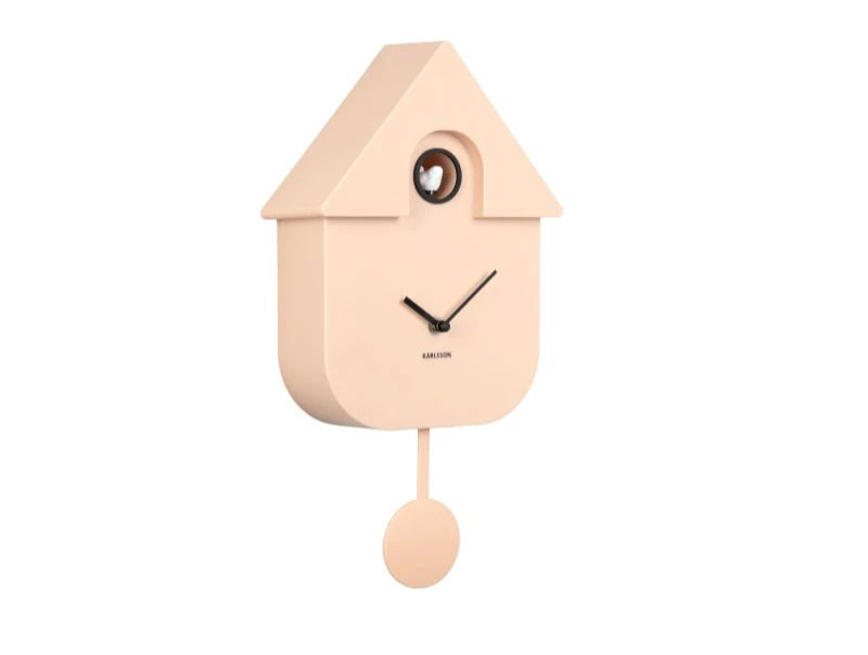 Karlsson Modern Cuckoo Wandklok | Met Koekoeksklok | 21.5x41x8.5cm