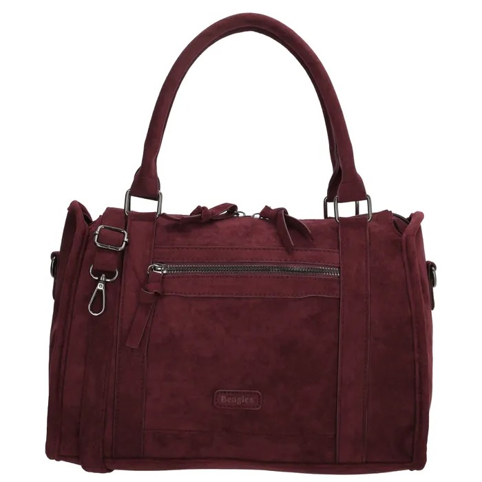 Beagles Ako Handtas Dames &ndash; Stijlvol en Praktisch
De Beagles Ako handtas is de perfecte combinatie van stijl, comfort en functionaliteit. Deze elegante damestas is gemaakt van zacht faux suede, wat zorgt voor een luxe uitstraling. Dankzij het tijdloze ontwerp is de tas ideaal voor dagelijks gebruik, een dagje shoppen of een bezoek aan je werk.

Praktisch en veelzijdig in gebruik

De Beagles Ako handtas is voorzien van twee stevige handvatten, zodat je de tas comfortabel in de hand kunt dragen. Wil je liever je handen vrijhouden? Bevestig dan eenvoudig de verstelbare en afneembare schouderband en draag de tas gemakkelijk over je schouder.

Het ruime hoofdvak sluit met een ritssluiting, zodat je persoonlijke spullen veilig opgeborgen blijven. Binnenin vind je een handig ritsvak voor kleinere waardevolle spullen. Daarnaast beschikt deze praktische handtas over een ritsvak aan de voorzijde en een ritsvak aan de achterzijde. Ideaal voor items die je snel bij de hand wilt hebben.

Of je nu onderweg bent naar je werk, gaat winkelen of een dagje op pad bent: de Beagles Ako handtas biedt voldoende ruimte en handige opbergmogelijkheden voor al je dagelijkse benodigdheden.

Kenmerken van de Beagles Ako handtas

Gemaakt van zacht faux suede
Twee stevige handvatten
Verstelbare en afneembare schouderband
Ruim hoofdvak met ritssluiting
Ritsvak aan de binnenkant
Handig voorritsvak
Praktisch achterritsvak
Te dragen in de hand of over de schouder
Geschikt voor dagelijks gebruik
Productspecificaties

Merk: Beagles
Serie: Ako
Producttype: Handtas
Doelgroep: Volwassenen
Materiaal buitenkant: Faux suede (synthetisch materiaal)
Hoogte: 24 cm
Lengte: 32 cm
Diepte: 13,5 cm
Met de Beagles Ako handtas voor dames kies je voor een stijlvolle en veelzijdige tas die praktisch gemak combineert met een luxe uitstraling. De handige vakindeling en de verschillende draagmogelijkheden maken deze handtas een ideale keuze voor iedere dag.

