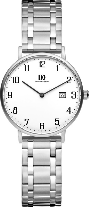 Dit is een horloge van het merk Danish Design gemaakt voor heren.
De specificaties zijn als volgt:
Kastmaat: 38 mm
Bandbreedte: 18
Waterdichtheid: 3 ATM / 30 Meter / 100 Feet
Dit horloge heeft de volgende functies/eigenschappen:
Datumaanduiding
