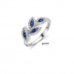 ring zilver 925 met zirconium van de collectie gento jewels