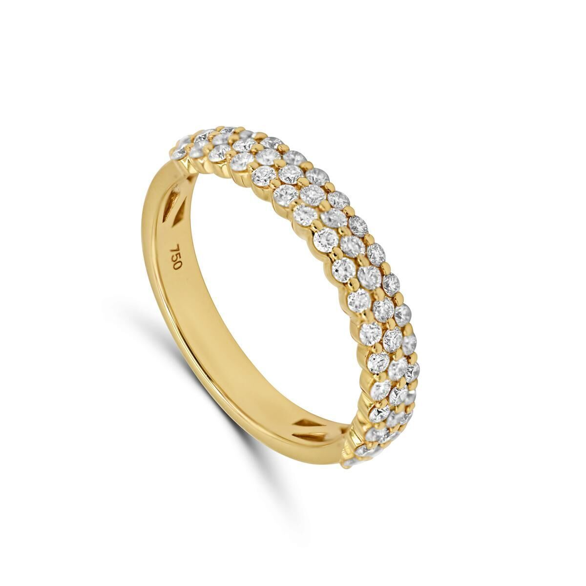 Ring 18 kt met diamanten