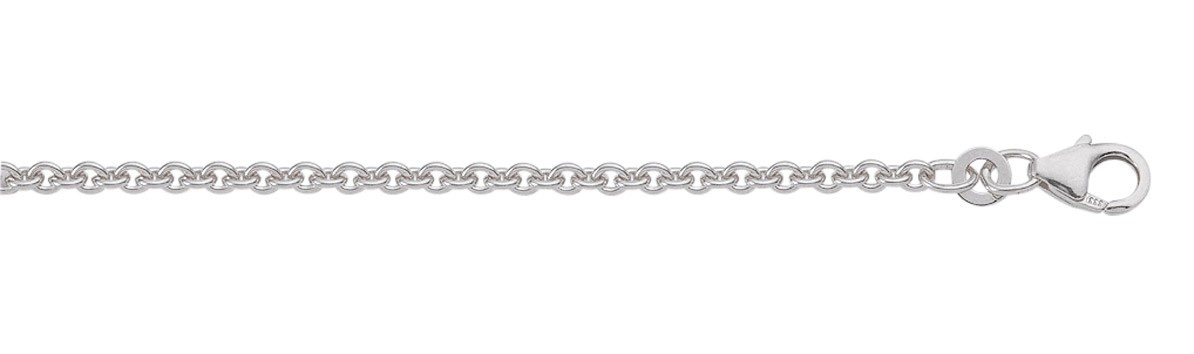 Die Collierketten Silber Anker rund 50 cm mit der Modellnummer 7840/50, eine elegante Halskette in der Kategorie Schmuck, besticht durch ihre schlichte Eleganz. Perfekt als t&auml;gliches Accessoire oder zu besonderen Anl&auml;ssen. Tragen Sie es &uuml;ber einem schlichten Oberteil oder einem Kleid f&uuml;r einen raffinierten Look. Ein zeitloses St&uuml;ck f&uuml;r jede Garderobe.