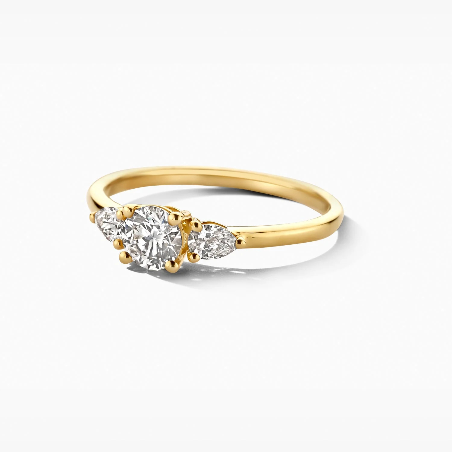 Blush Lab Diamonds Ring LG1067Y &ndash; Geelgoud (14k) met Lab grown Diamant 