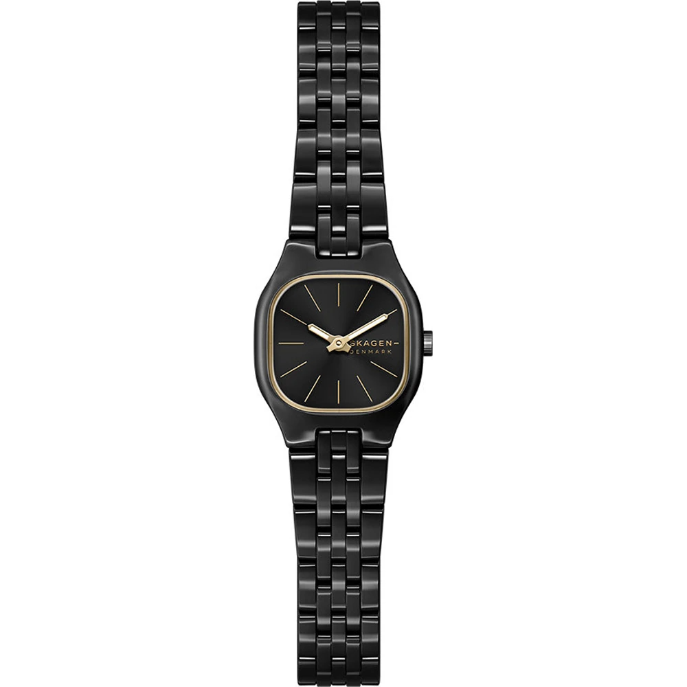Skagen horloge mellem micro zwart.