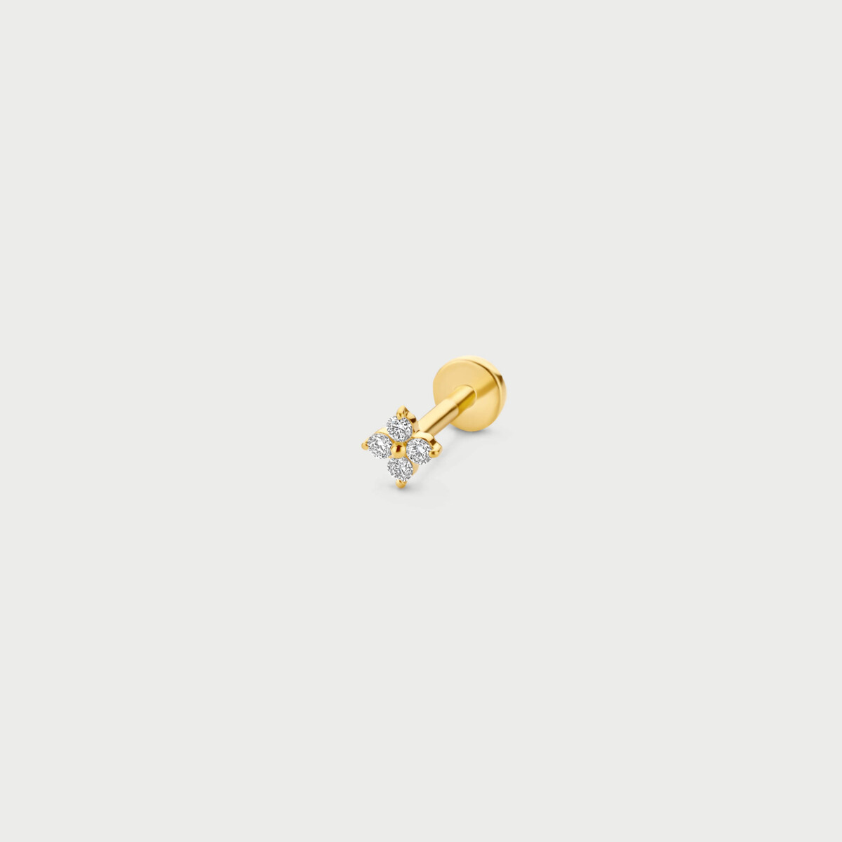 De M&eacute;rit&eacute; 14kt Geelgouden Piercing met modelnummer MCP013$ is een verfijnd juweel met 4 laboratoriumdiamanten. Met een juweelgrootte van 3,1 is het de perfecte aanvulling voor uw oor of neus. Deze piercing voegt een vleugje elegantie toe aan elke look. Perfect te dragen als een subtiele, luxe blikvanger.