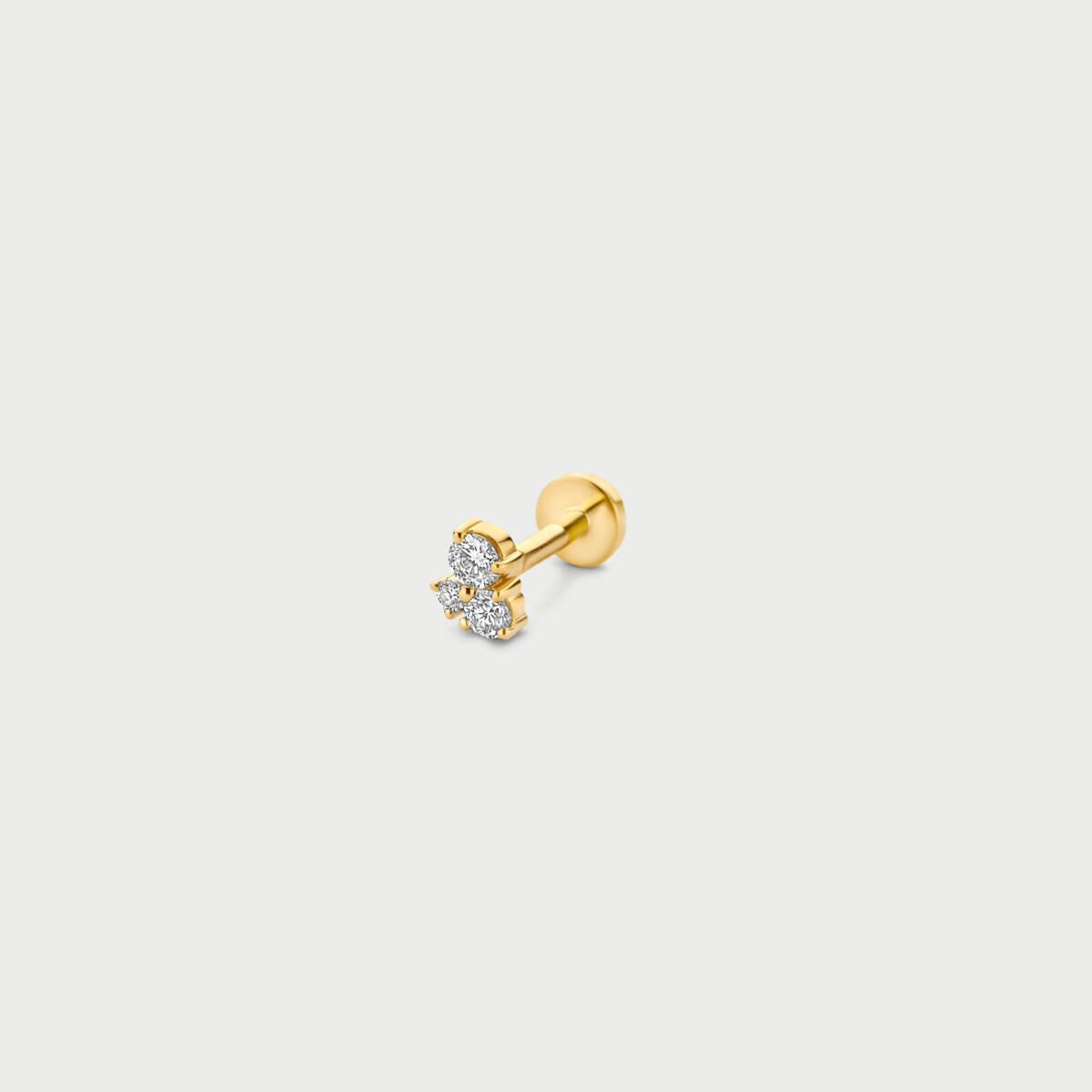 De M&eacute;rit&eacute; 14kt geelgouden piercing met laboratoriumdiamant is een elegante en nikkelvrije piercing. Het heeft een prachtige gele kleur en een juweelgrootte van 4,8 mm. Ideaal om dagelijks te dragen en te combineren met andere gouden accessoires voor een verfijnde uitstraling. Perfect voor een subtiele maar luxueuze touch.