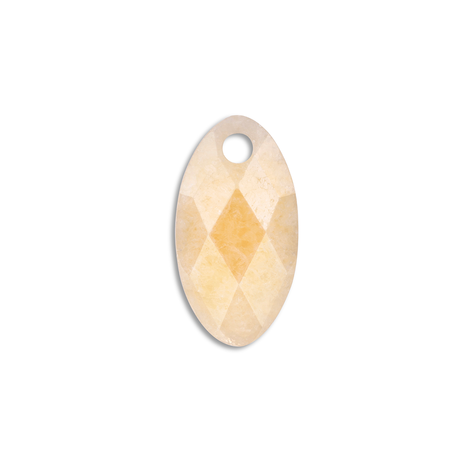 Pendant Gemstone Leaf - Buttery Jade