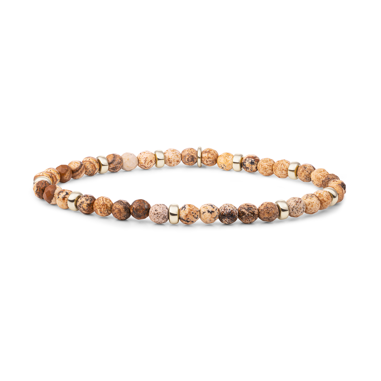 Bracelet Landscape Jasper Roundel Interstellar Gold