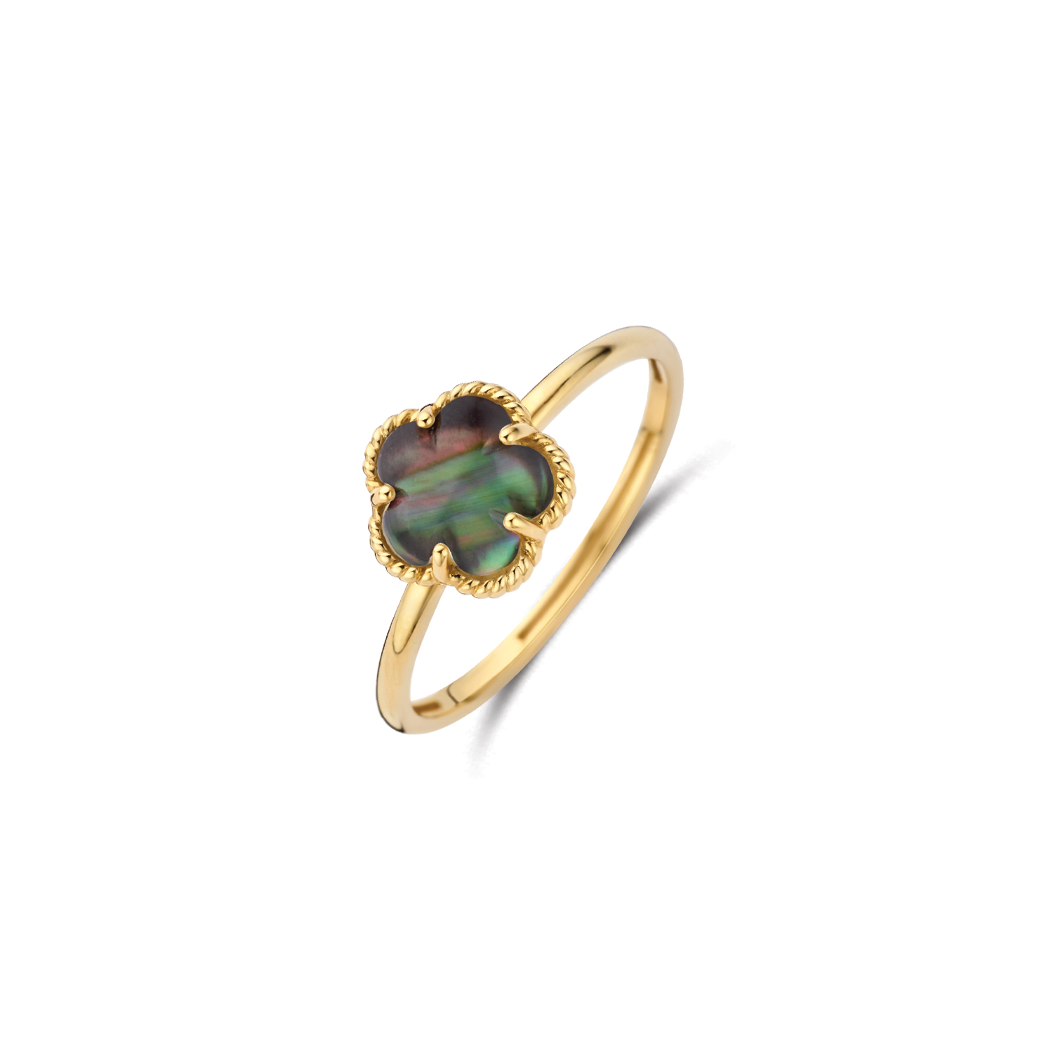 Blush ring Black Mother of Pearl maat 54 | 1280YBQ