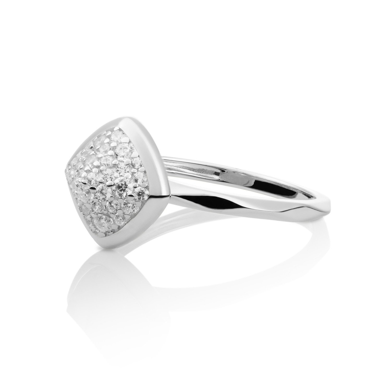 Ring - Zilver - Zirkonia - 56